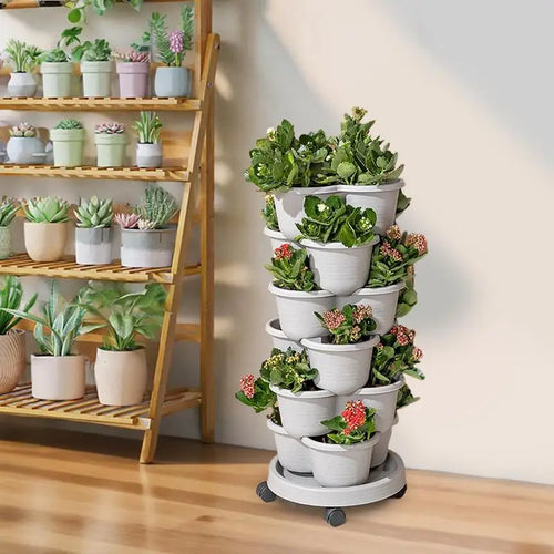 4-Tier Vertical Garden Tower