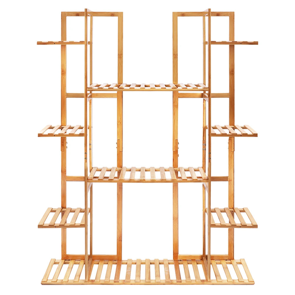9-Tier Extra Large Bamboo Plant Stand
