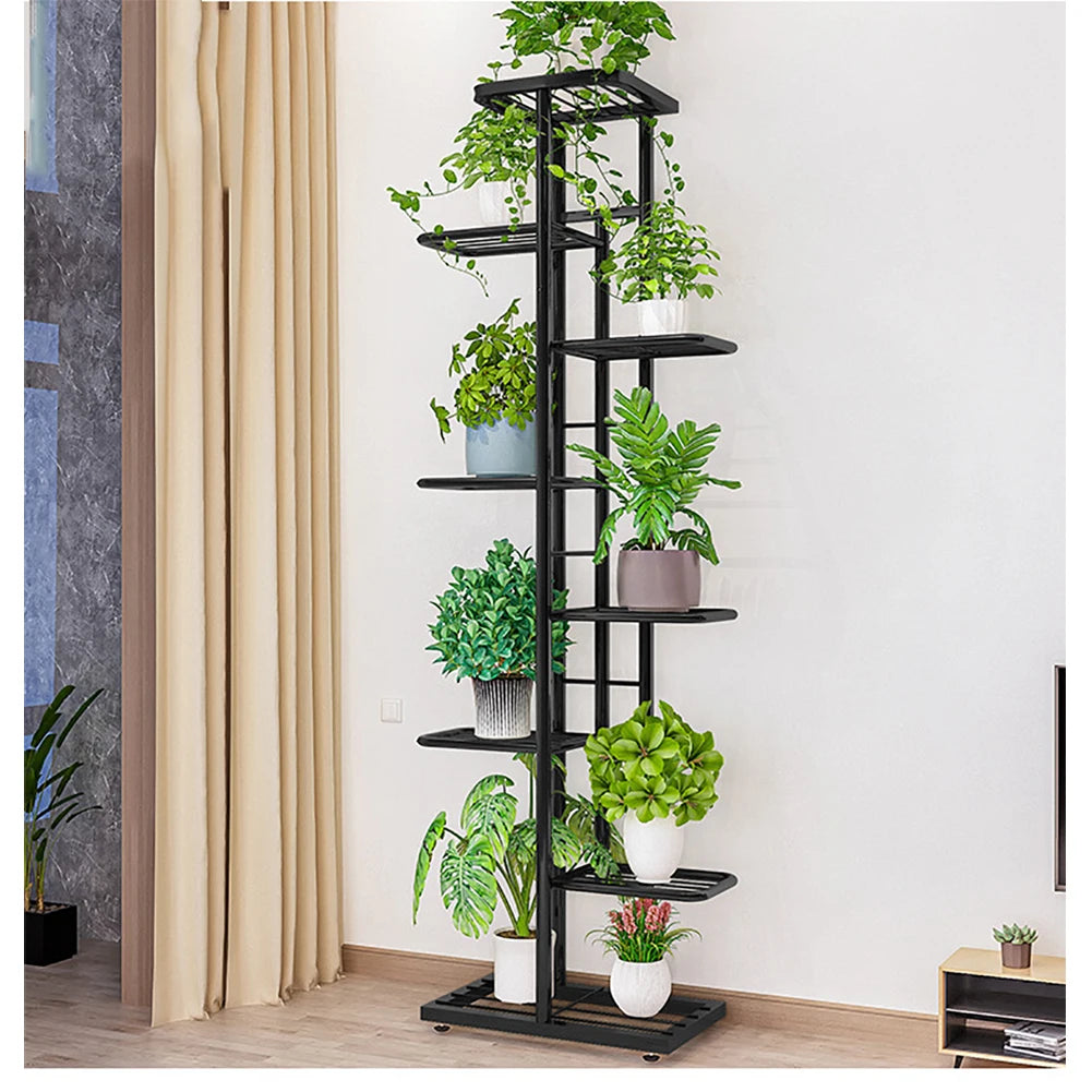 8-Tier Metal Plant Display Stand