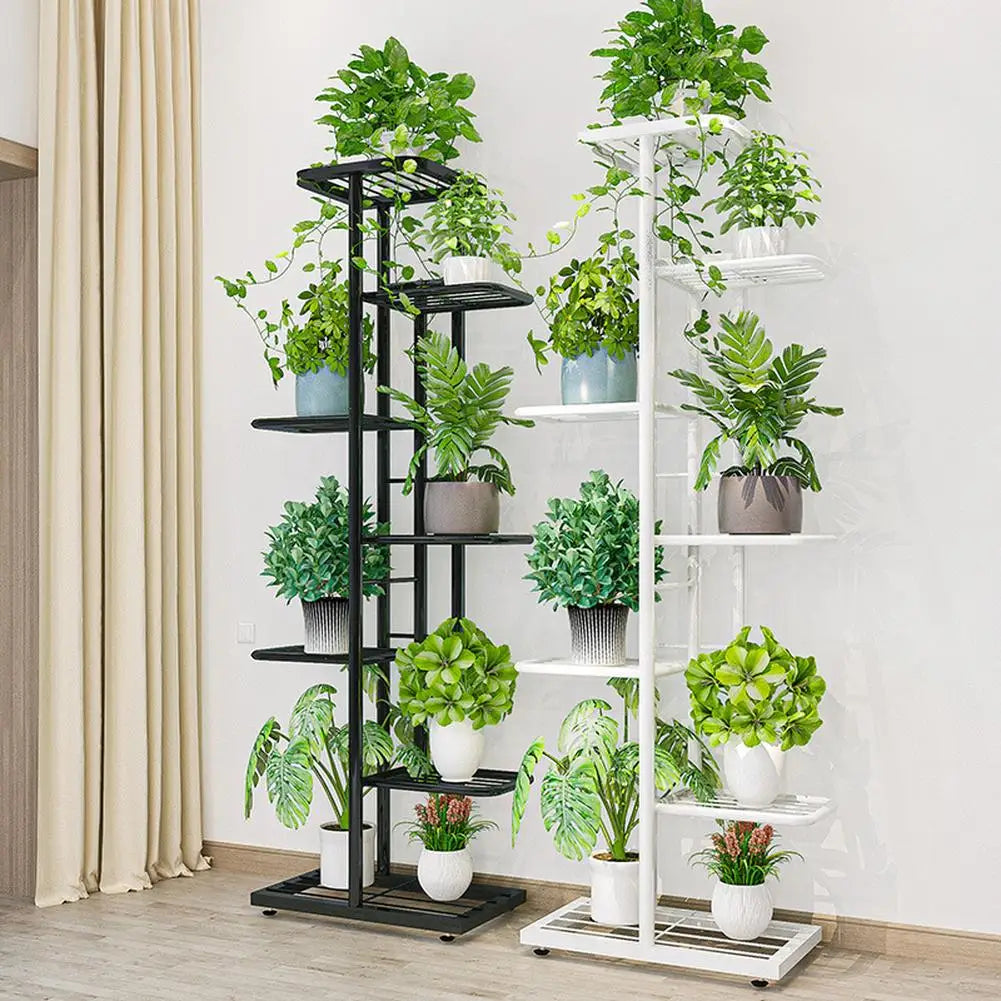 8-Tier Metal Plant Display Stand