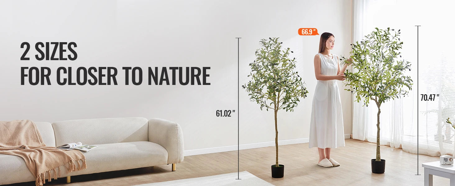 5ft Lifelike Artificial Olive Tree