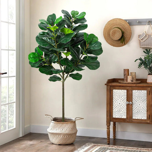 5.2ft Artificial Fiddle Leaf Fig Tree
